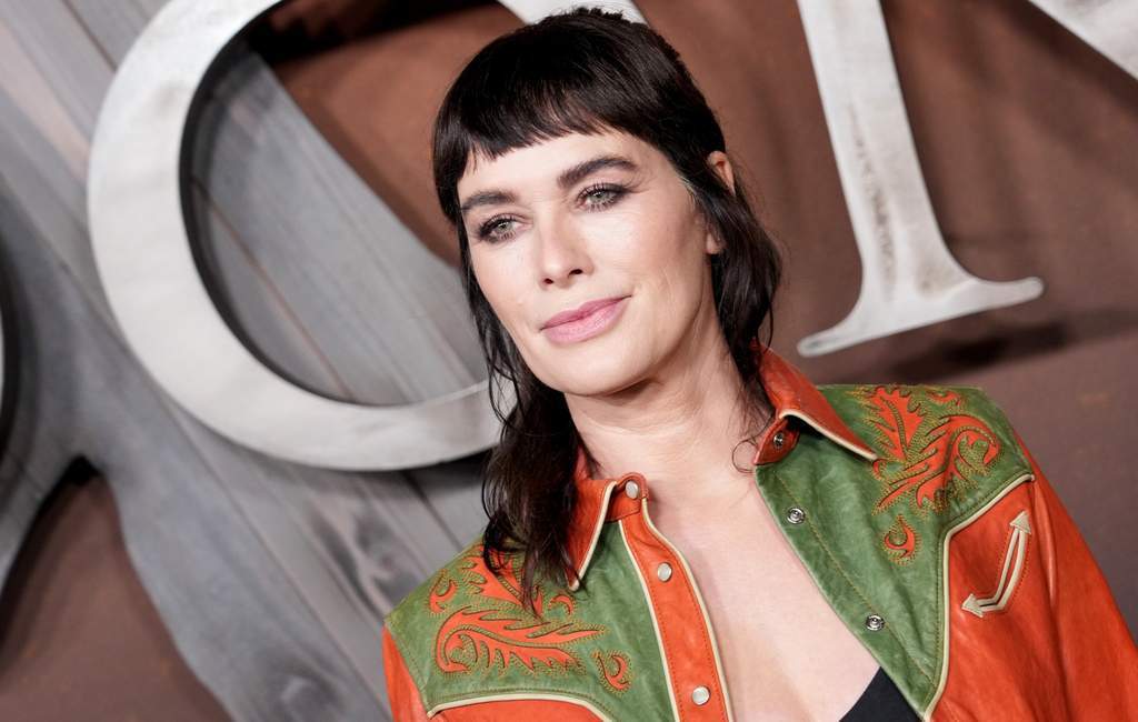 Aktris Hollywood Lena Headey saat menghadiri sebuah acara.